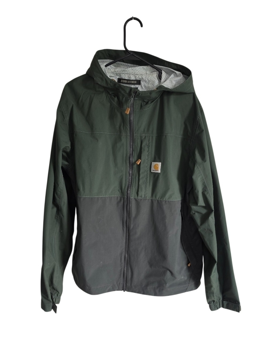 Carhartt Storm Defender Waterproof Packable Jacket Men’s L Green